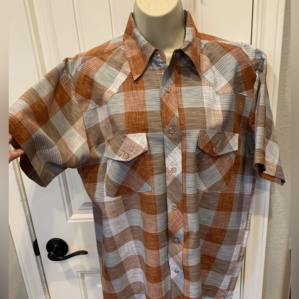 Liquidwest Plaid Short Sleeved Pearlsnap